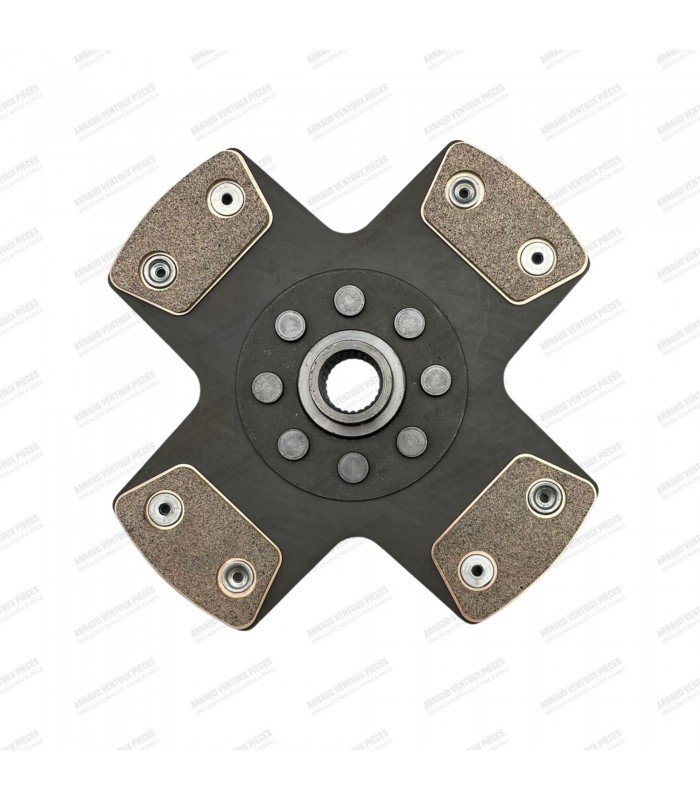 Reinforced clutch disc with 4 rigid sintered metal pads - Ø 200mm / 26 splines - 1