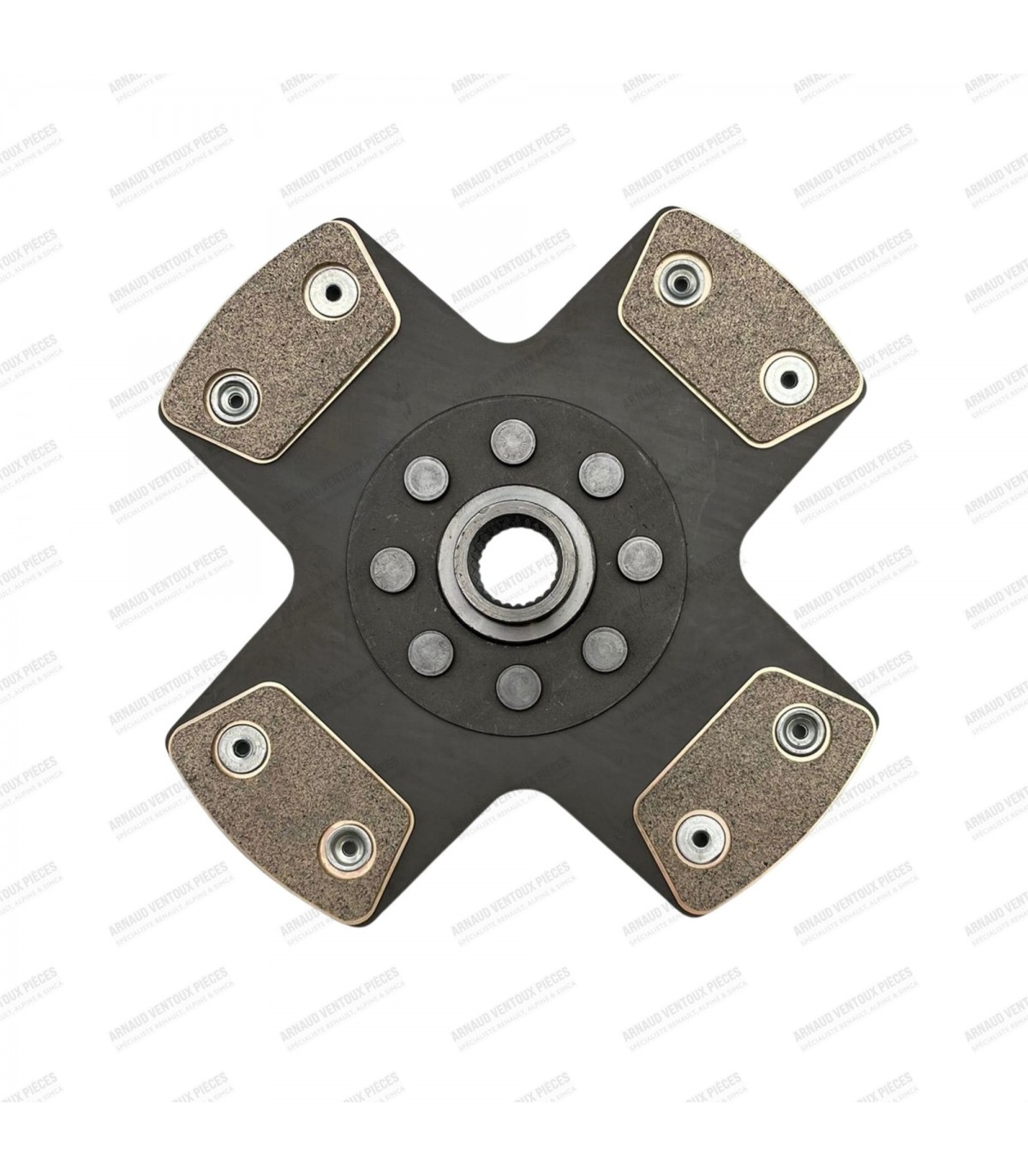 Reinforced clutch disc with 4 rigid sintered metal pads - Ø 200mm / 26 splines - 1