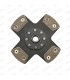 Reinforced clutch disc with 4 rigid sintered metal pads - Ø 200mm / 26 splines - 2