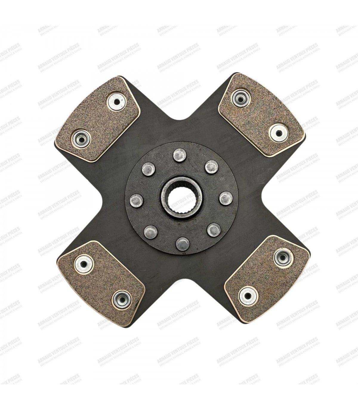 Reinforced clutch disc with 4 rigid sintered metal pads - Ø 200mm / 26 splines - 2