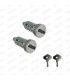 Kit of 2 front or rear door lock cylinders with keys - R4 (All models) - 1