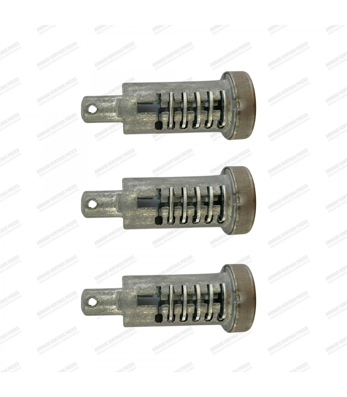 Set of 3 front or rear door lock cylinders with keys - R4 (All models) - 2