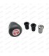 Leather gear knob with "Talbot" badge (Blue/Red and Silver) - Simca/Talbot - 1