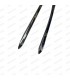 Set of 8 polished stainless steel exterior side moldings - Dauphine and Ondine (2nd model - Wide molding) - 3
