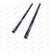 Kit de x8 baguettes latérales extérieures en inox poli - Dauphine et Ondine (2e modèle - Baguette large) - 4