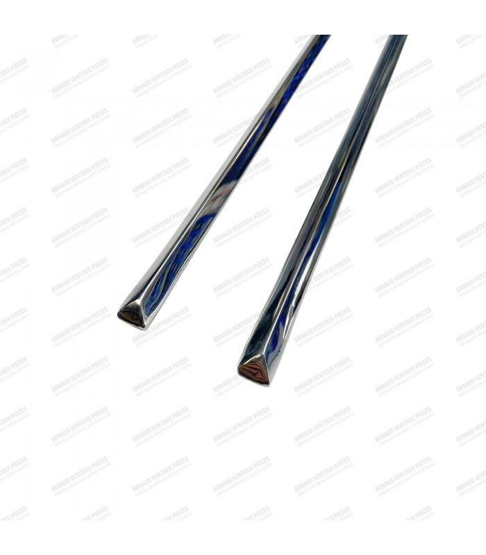 Kit de x8 baguettes latérales extérieures en inox poli - Dauphine et Ondine (2e modèle - Baguette large) - 4