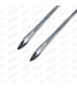 Set of 8 polished stainless steel exterior side moldings - Dauphine (1st model - Thin molding) - 3