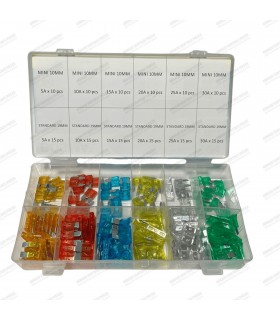 Assortment of fuses (Small and large) - 150 pieces