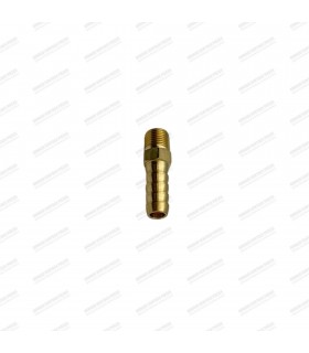 Straight fuel pump fitting - Inlet: Ø 1/8NPTF / Outlet: Ø 8mm - 1