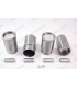 Jeu de 4 chemises et pistons Ø 73mm avec axes et segments (Complet) - 1289cc - 1