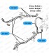 Rod hose: Pipe on block / Tube - R2 / R3 / 1200S - Ref 30255B