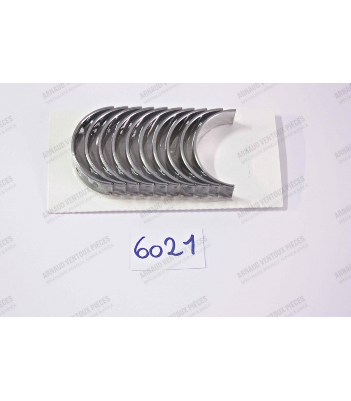 Set of crankshaft main bearings Ø 54.3mm (large bearings) - Repair dimension (+0.50) - 1