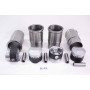 Set of 4 liners and pistons Ø 77.8mm with segments and pins - 1596cc (807 engine) - 1