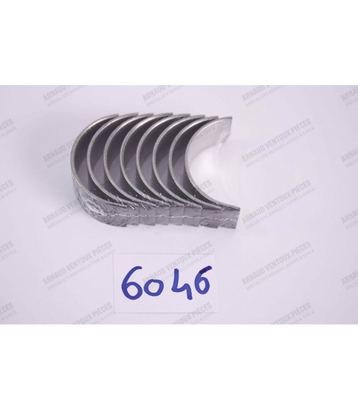 Jeu de coussinets de bielles Ø 47.50mm - Cote réparation ( +0.50 ) - 1600cc - 1