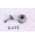 Set of 6x11-tooth tachometer nut and pinion (screwdriver end) - gearbox 365 - ref 7700540649 - 1