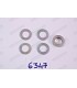 Set of 5 bottom bracket washers - 1x5.8mm / 2x2mm / 2x1.5mm - 1