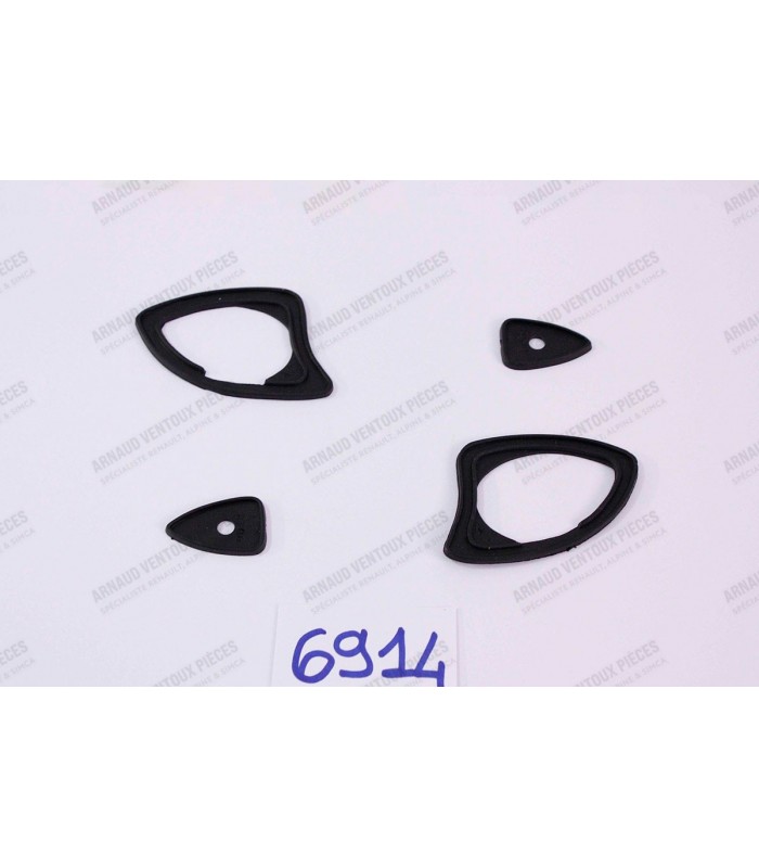Kit of 4 rubber seals under exterior door handle - 1
