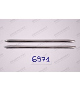Pair of polished stainless steel front air intake strips - ref 6000000360 - 1