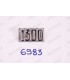 Wing logo "1300" in metal - ref 6000000373 - 1
