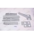 set of 6 front chassis repair plates - 1