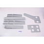 set of 6 front chassis repair plates - 1