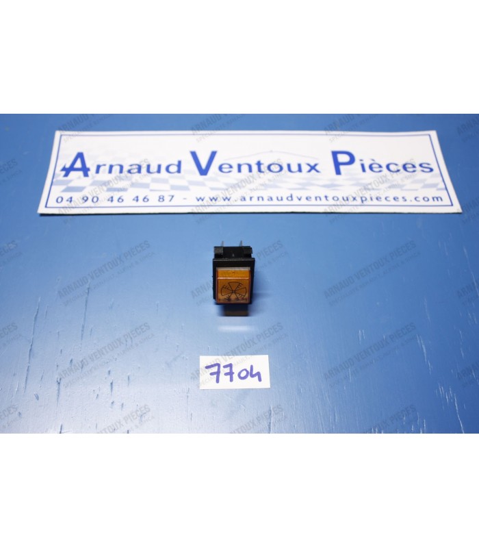 Interrupteur ventilateur orange - 1