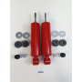 Pair of rear shock absorbers (eye / rod) - Koni adjustable "Sporty driving" - Simca 1000 / 1200S / R1 / R2 / R3 - 1