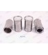 Jeu de 4 pistons et 4 chemises Ø54.5 embase Ø62.5 avec segments axe complet - 1