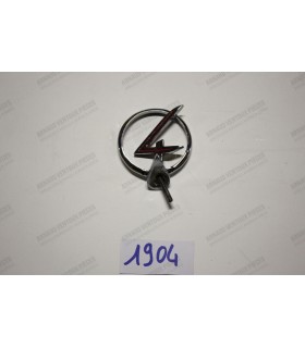 4 CV round chrome mascot for front bonnet - 1