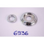 Set of 2 chrome handle cups - 1