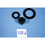 Kit x1 ring and x2 plastic washers for brake and clutch pedal axle - ref 6000001977 / 6000001981 / 6000001980 - 1