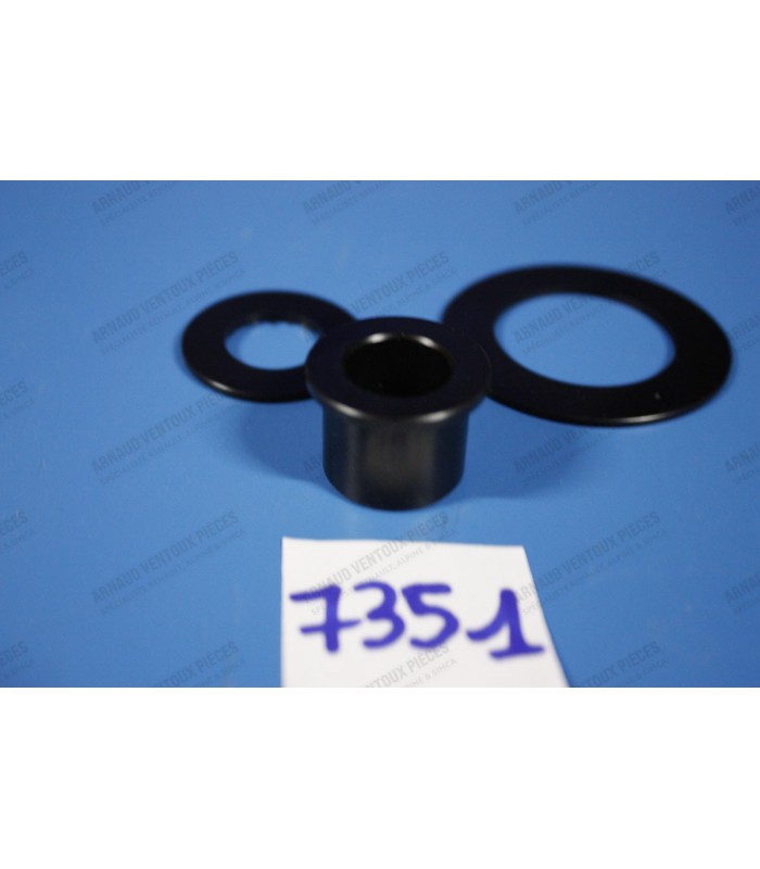 Kit x1 ring and x2 plastic washers for brake and clutch pedal axle - ref 6000001977 / 6000001981 / 6000001980 - 3