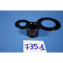 Kit x1 ring and x2 plastic washers for brake and clutch pedal axle - ref 6000001977 / 6000001981 / 6000001980 - 3