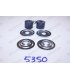 Set of silentbloc with metal washer and nut for stabilizer bar link - 2