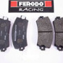 Set of rear brake pads - Ferodo racing (DS 2500) - Competition use - 1