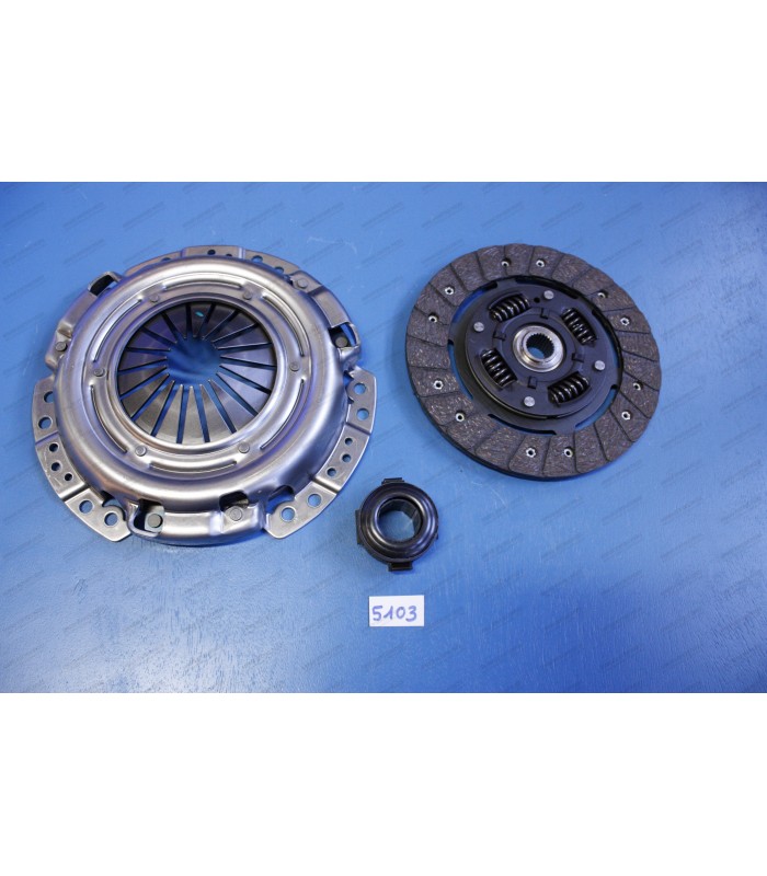 Kit embrayage 3 pièces : mécanisme, butée et disque Ø200 Super 5GT Turbo - 1