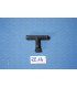 Plastic "T" with bleed screw - Ø 10mm - 1