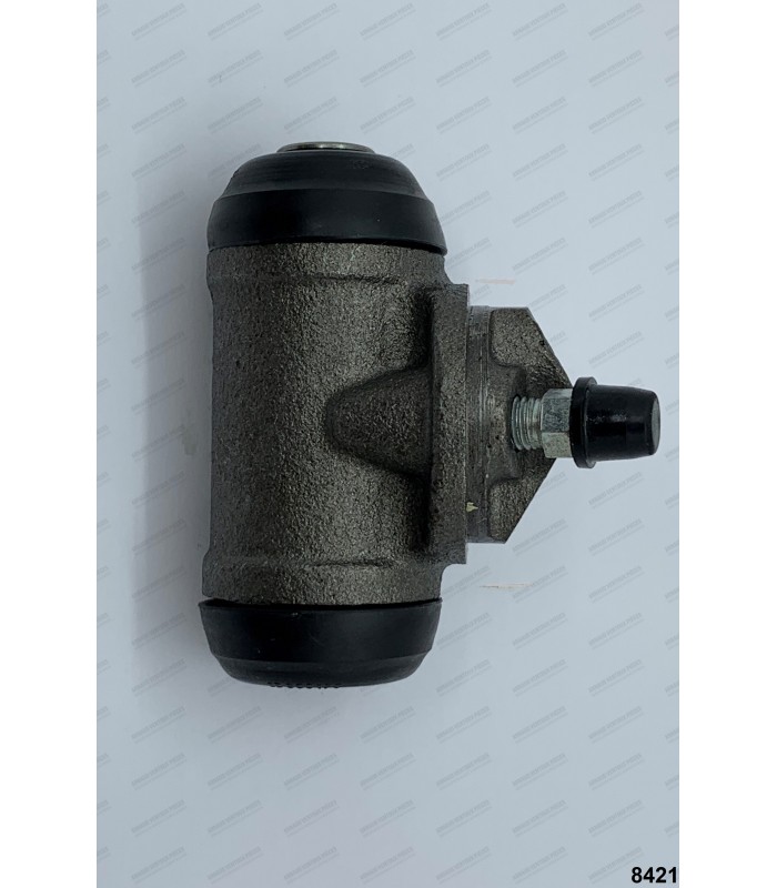 Left rear wheel cylinder - Ø 22mm (oblique exit) - R12 / R15 / R17 - ref 7701365376 - 2