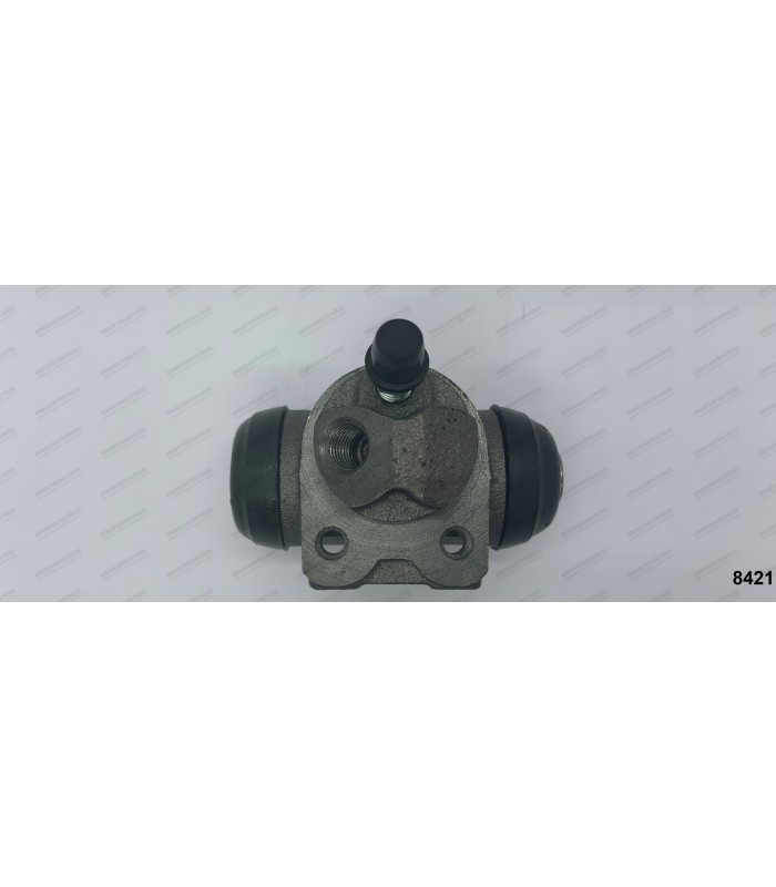 Left rear wheel cylinder - Ø 22mm (oblique exit) - R12 / R15 / R17 - ref 7701365376 - 3