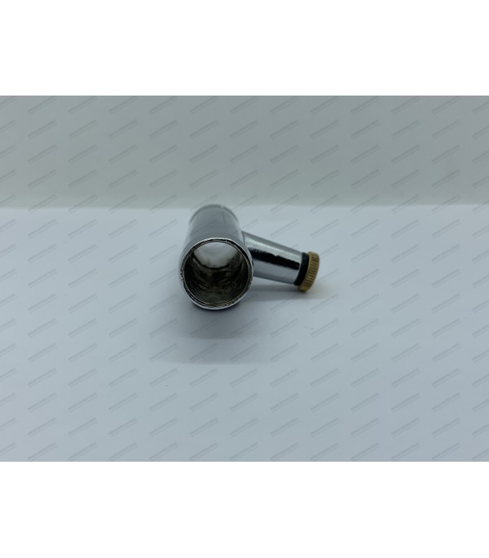 Aluminum "T" with bleed screw - Ø 18mm - 2
