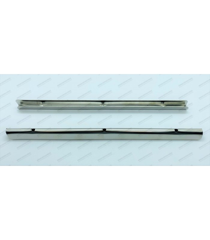 Pair of U-shaped stainless steel brackets for right and left quarter window - ref 6000000843 - 1