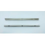 Pair of U-shaped stainless steel brackets for right and left quarter window - ref 6000000843 - 2