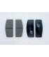 Set of rear brake pads - 1