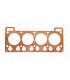 Copper shim for cylinder head gasket Ø77mm - thickness 0.50mm - 1