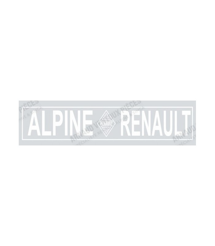 Autocollant " Alpine Renault " - 1