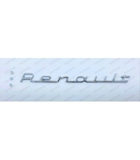 "Renault" logo attached to the fender in italics - 1
