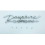 Monogram "Dauphine Gordini" - chromed arrowed italic letter - 1
