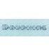 Monogramme chromé "Dauphine" - 1