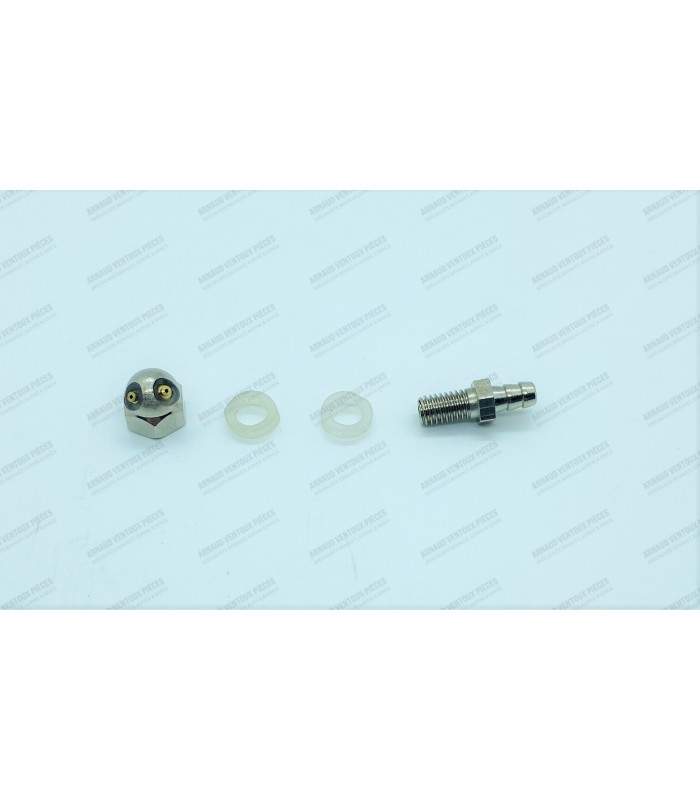 Chrome windscreen washer nozzle (adaptable) - 1