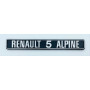 monogram Renault 5 A dashboard 1223 - 1